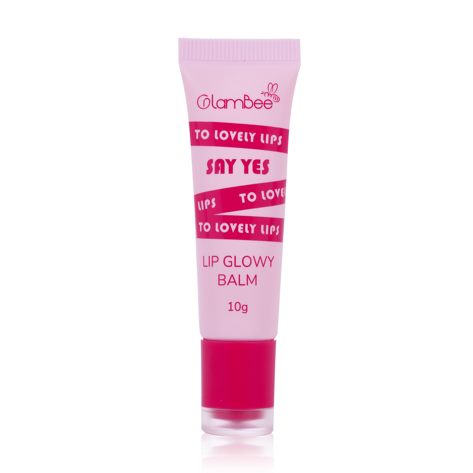 Бальзам-глянець для губ GlamBee Say Yes To Lovely Lips, тон 01, 10 г